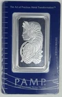 PAMP Suisse Lady Fortuna 1 Troy oz .999 Fine Silver Bar Sealed in Assay Card