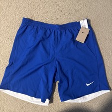 Nike Dri-Fit Shorts Blue/White Men  s Size Large / Slim Fit