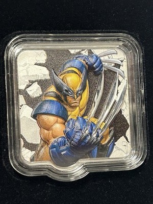 2025 Marvel Wolverine Slash 2 oz Silver Coin Agoro Niue Mintage
