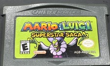 Mario And Luigi Superstar Saga - GameBoy Advance Loose Tested Cart Only Free SH