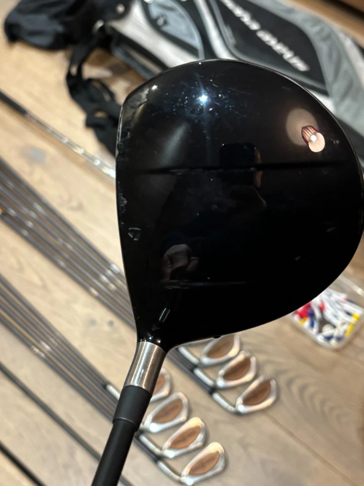 Mens TaylorMade Full Golf Clubs Set + Snake Eyes Bag - DR/Hybrids/Irons/Putter - Image 4 of 4