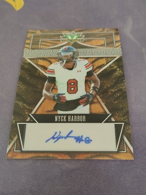 Nyck Harbor 2024 Leaf Eclectic Valiant Tiger Prismatic Autograph 1/3 Gamecocks 