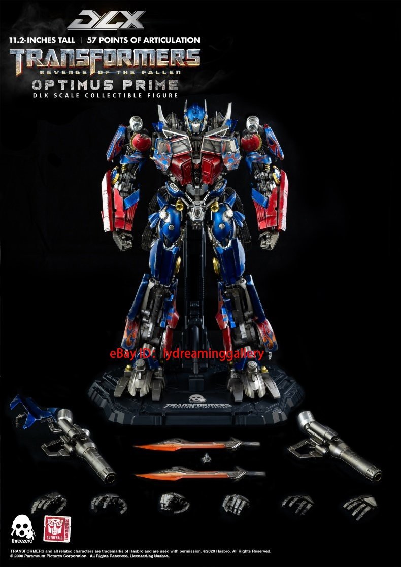 Three Zero DLX Transformers Optimus Prime 25cm Limited Edition