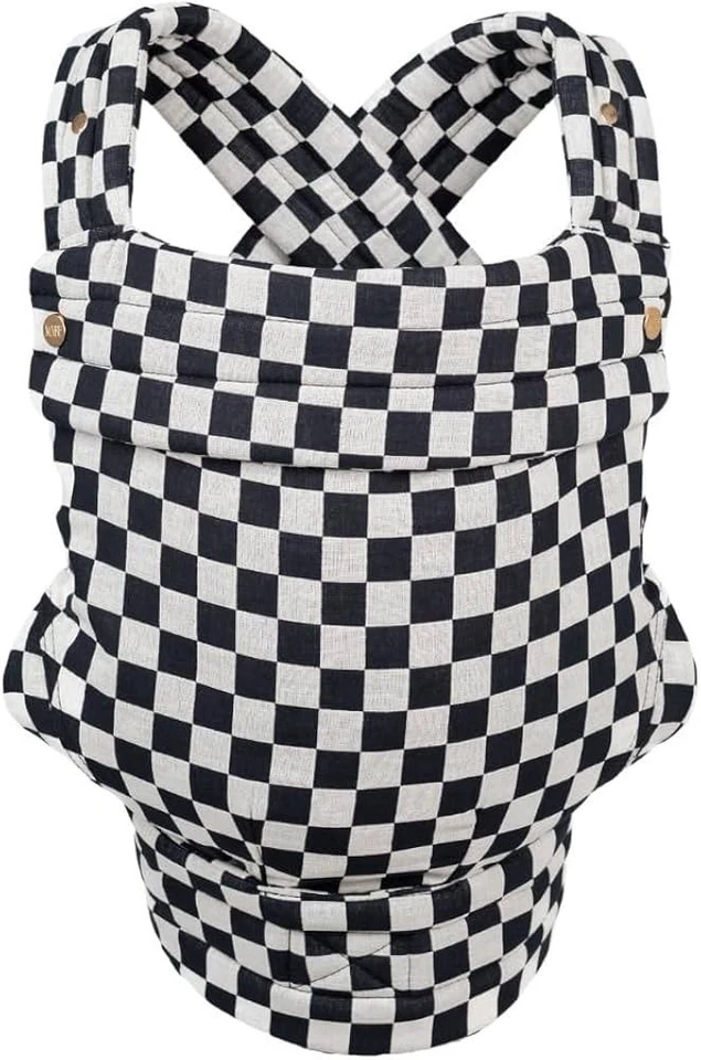 Porta-bebês Mabe Monarch - quadriculado preto/branco - Imagem 3 de 3
