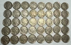 ROLL of 40 full date Indian Head BUFFALO NICKELS. Exact coins shown. #34