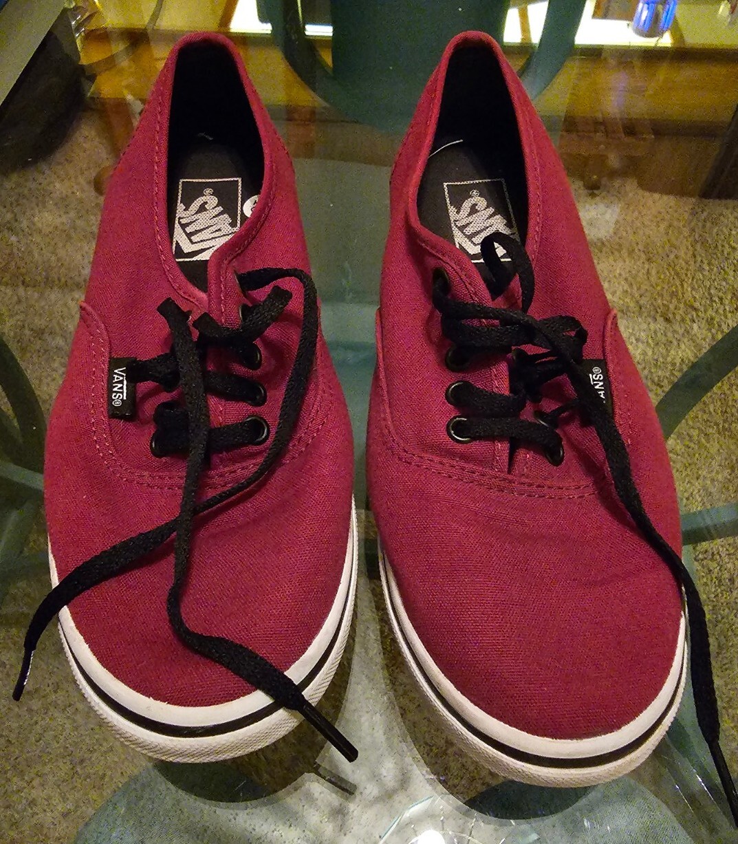 Vans Maroon Black - image 1