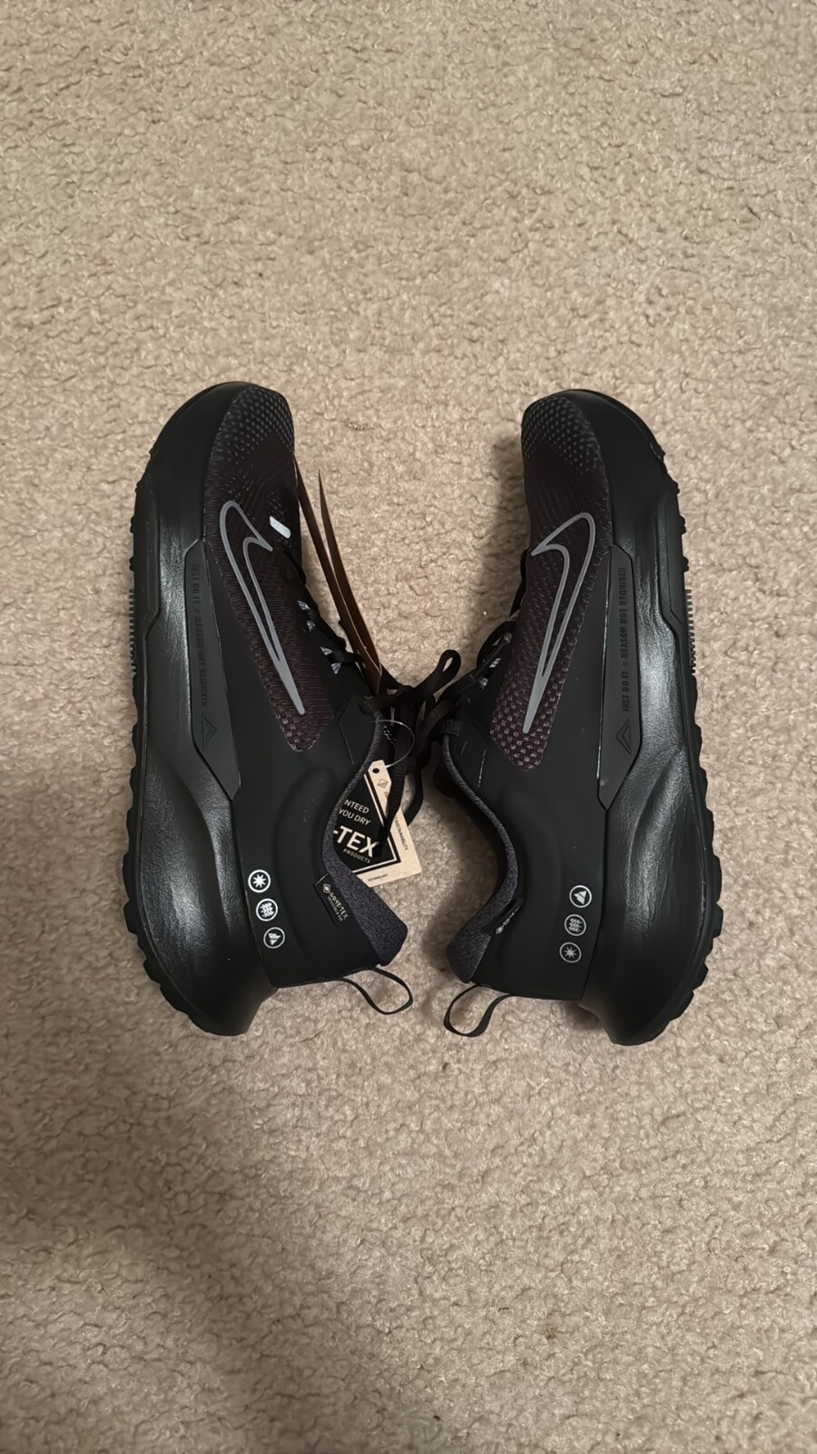 2023 Womens Nike Juniper Trail 2 GTX Sneakers Size 10.5 Black Cool Grey image 8