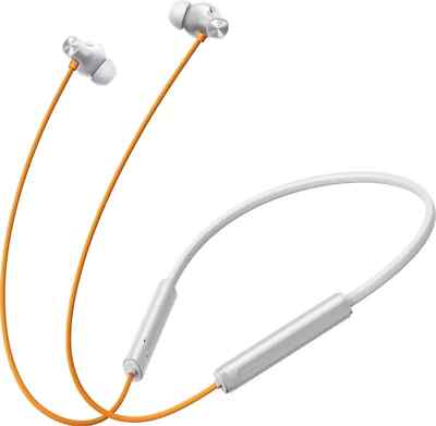 realme Buds Wireless 5 with 50dB ANC, 360 degree Spatial Audio Orange.