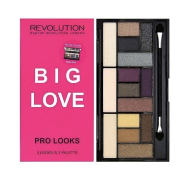 Revolution BIG LOVE Pro Looks Lidschatten Palette - 3 Looks in 1 Palette