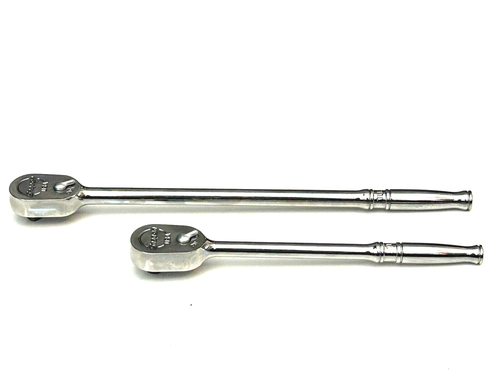 Snap On Tools NEW 2pc 1/4" Drive Long & Extra Long Ratchet Set TL72 & TLL72 USA - Picture 7 of 8