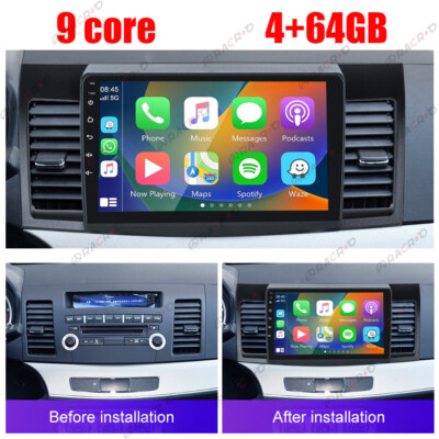4+64GB Für Mitsubishi Lancer 2008-2017 10.1'' Android 15 Autoradio GPS DSP IPS