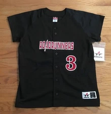Alleson Athletic Arizona Roadrunners Full Button Softball Jersey Women's L Black