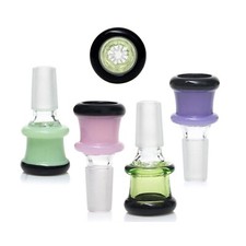 Cuenco de vidrio de 14 mm grueso estilo Mobius mejor diapositiva masculina pantalla ÚNICA ✨ 🌟 ⭐ 🎆💥
