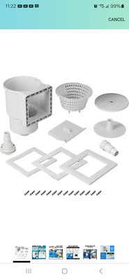 Universal fit Pool skimmer Box