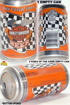 EMPTY BEER CAN 1994 DAYTONA FLORIDA HARLEY-DAVIDSON MOTORCYCLES