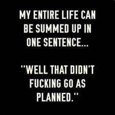 My Entire Life Can Be Summed Up In One Sentence That Didn't F*cking Go MAGNET