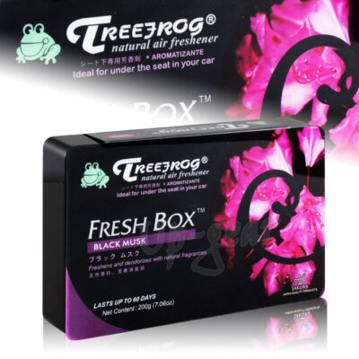 Black Musk Tree Frog Natural Extreme Car Air Freshener Fresh Box 1PC