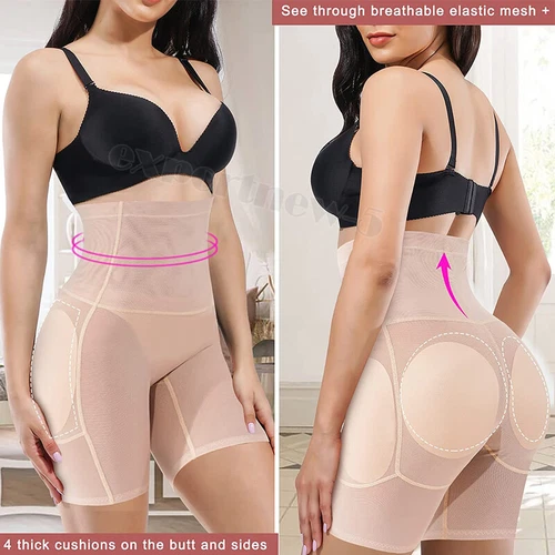 FAKE ASS Butt and Hip Enhancer Booty 4 Pads Underwear Pants Women Body Shaper US - Picture 7 of 35