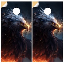 C325 Eagle Cornhole Board Wraps LAMINATED Wrap Decals Vinyl Sticker Skins