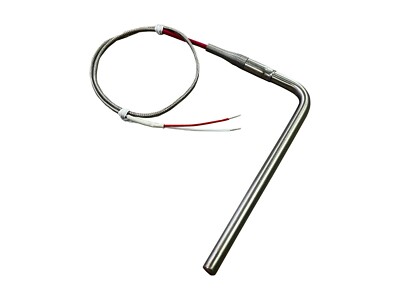 EGT Probe Thermocouple - 6'' sheath - 90° bend - 0.375'' OD - Type J 