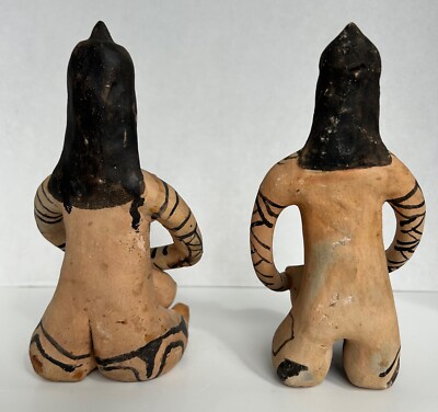 Amazon Karajá Brazil tribal terracotta female sculptures (2) | eBay