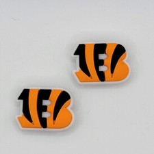 NFL Cincinnati Bengals Football Team For Crocs Shoe Charms Jibbitz - 2 pieces