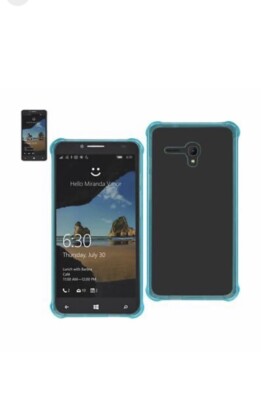 Reiko Alcatel One Touch Fierce XL Clear Bumper Case with Air Cushion protection
