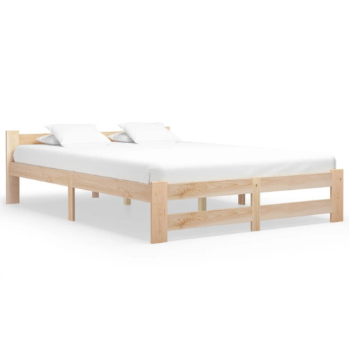 Solid wood pine bed 140x200 cm-
