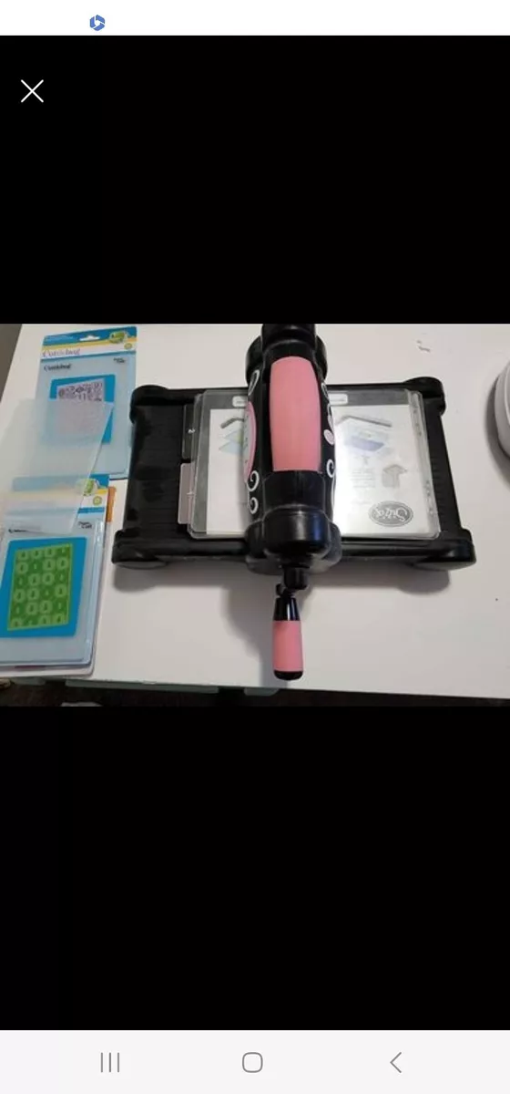 Sizzix Big Shot Manual Die Cutting & Embossing Machine Black & Pink