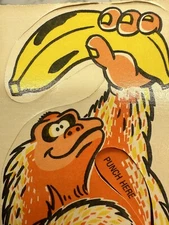 Quaker Cap'n Crunch Bicycle Spoke Wheel Rattler Monkey Cereal Premium MINT 1989