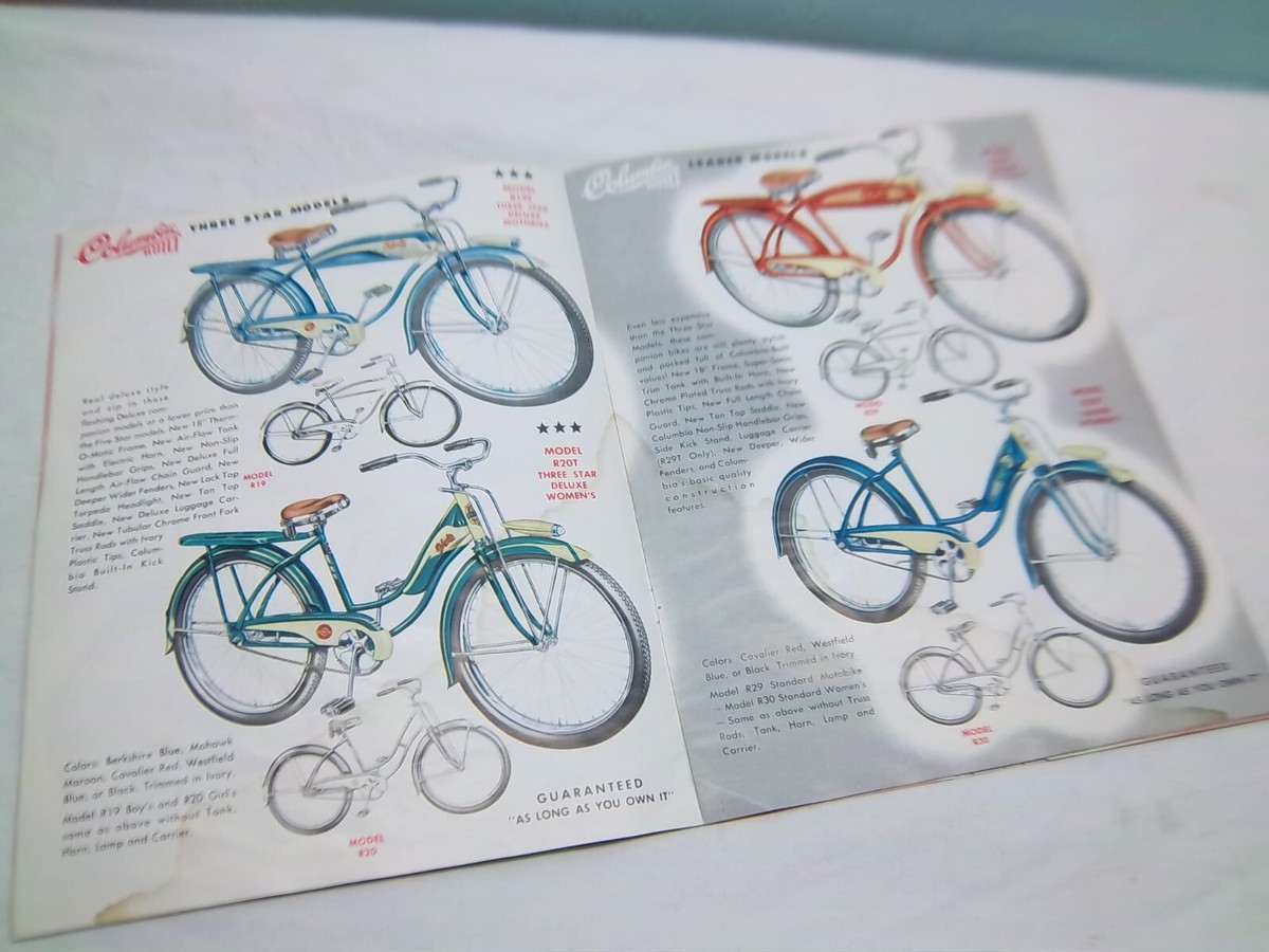 Columbia Built Bicycle catalog 1970's 16 page