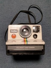 Vintage Polaroid One Step White Rainbow Instant Land Camera SX70