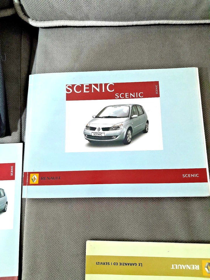 RENAULT SCENIC 2007 KIT COMPLETO LIBRETTI USO E MANUTENZIONE ORIGINALI USATI - Immagine 2 di 2