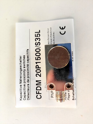 Baumer Electric CFDM 20P1500/S35L, Capacitive Proximity Sensor, New, Original Packaging