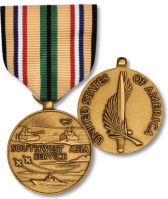 Southwest Asia Service Medal Operation Desert Shield Storm Gulf