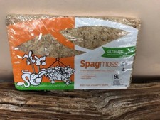 Sphagnum Moss New Zealand 8L Compressed Brick 10 Plant ID tags CLASSIC AA grade