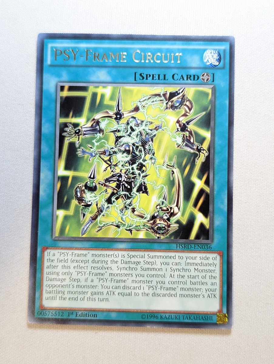 Yu-Gi-Oh! Card - PSY-Frame Circuit (HSRD-EN036) - Rare - 1st Edition - From High-Speed Riders Set