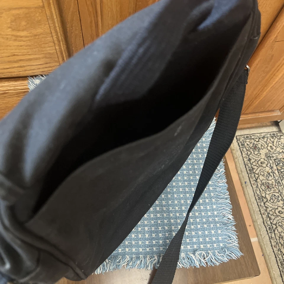 Bolso Bandolera de Lona Mensajero Bolsos para Libros de Hombro Cartera Escolar De Colección 15x13 Foto 3 de 4