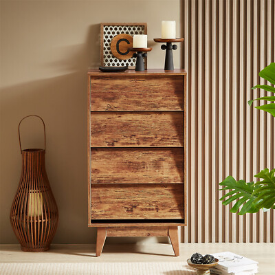 4 drawer dresser dark brown Dark Brown 4 Drawer Dresser For Bedroom Storage And Organization   ShipItFurniture