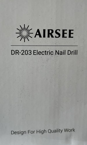 Airsee DR-203 Electronic Nail Drill w/ Accessories NS2003 Pink 100-240V DC 12V - Picture 11 of 14