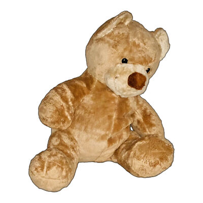 Build a Bear BAB Velvet Soft Beige Teddy Plush 16'' Stuffed Animal Cuddle Toy