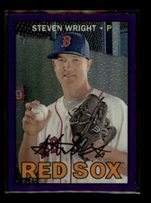 2016 Topps Heritage Chrome Purple Refractor #THC-653 Steven Wright Red Sox