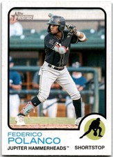 2022 Topps Heritage Minor League #6 Federico Polanco Jupiter Hammerheads