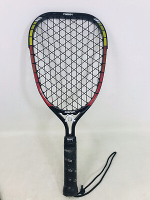 Vintage OMEGA Graphite Galaxy 100G 4/7100 Racquetball Racket 9oz Light With Case