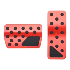 2PCS Red Accelerator Pedals For Jeep 2011-2021 Grand Cherokee Dodge Durango
