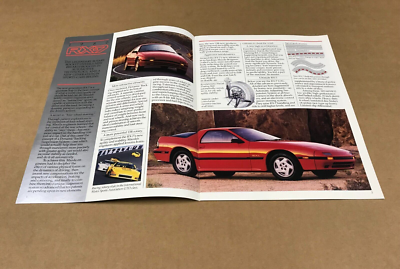 Vintage 1986 Mazda Cars & Trucks Sales Brochure RX-7/626/323