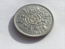 ELIZABETH II PROOF FLORIN 1953 TWO 2 SHILLINGS Copper-Nickel 11.31g 28.5 mm