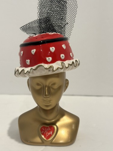 Vintage Vandor I Love Lucy Mannequin & Hat Salt and Pepper Shakers - Picture 1 of 10