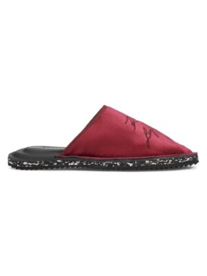 Karl Lagerfeld Embroidered Logo Velvet Mens Slippers Karl Lagerfeld | Shoes | Karl Lagerfeld Embroidered Logo  main image 3