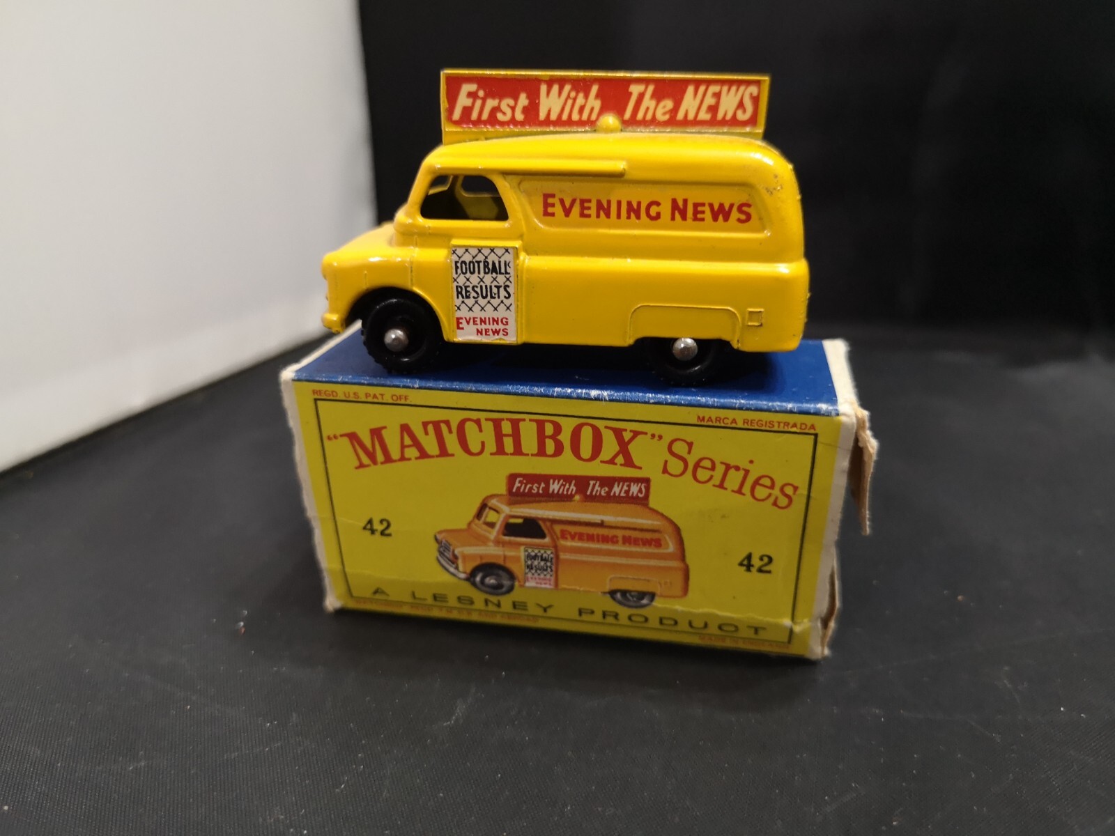 Matchbox 42a, Evening News Van - Free Price Guide & Review